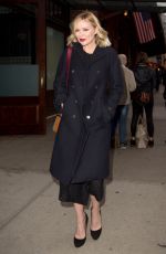 KIRSTEN DUNST Leaves Her Hotel in New York 12/11/2015