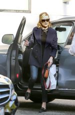 KIRSTEN DUNST Leaves Kinara Skin Care in West Hollywood 12/10/2015