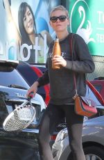 KIRSTEN DUNST Playing Tennis in Los Angeles 12/21/2015