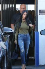 KOURTNEY KARDASHIAN Leaves a Studio in Los Angeles 12/18/2015