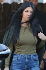 KOURTNEY KARDASHIAN Leaves a Studio in Los Angeles 12/18/2015