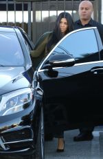 KOURTNEY KARDASHIAN Leaves a Studio in Los Angeles 12/18/2015