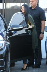 KOURTNEY KARDASHIAN Leaves a Studio in Los Angeles 12/18/2015