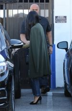 KOURTNEY KARDASHIAN Leaves a Studio in Los Angeles 12/18/2015