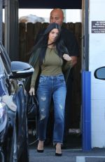 KOURTNEY KARDASHIAN Leaves a Studio in Los Angeles 12/18/2015