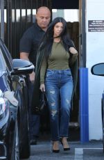 KOURTNEY KARDASHIAN Leaves a Studio in Los Angeles 12/18/2015
