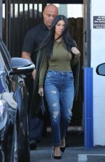 KOURTNEY KARDASHIAN Leaves a Studio in Los Angeles 12/18/2015