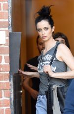 KRYSTEN RITTER Leaves a Studio in Hollywood 12/09/2015