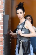 KRYSTEN RITTER Leaves a Studio in Hollywood 12/09/2015