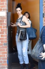 KRYSTEN RITTER Leaves a Studio in Hollywood 12/09/2015