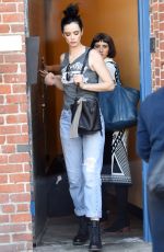 KRYSTEN RITTER Leaves a Studio in Hollywood 12/09/2015