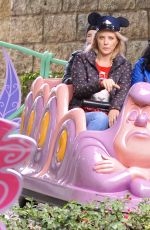 KRYSTEN ROTTER at Disneyland in Anaheim 12/11/2015