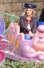 KRYSTEN ROTTER at Disneyland in Anaheim 12/11/2015