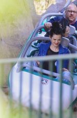 KRYSTEN ROTTER at Disneyland in Anaheim 12/11/2015