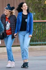 KRYSTEN ROTTER at Disneyland in Anaheim 12/11/2015