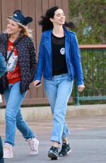 KRYSTEN ROTTER at Disneyland in Anaheim 12/11/2015