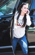 KYLE RICHARDS in Jeans Out Shopping in Beverly Hills 12/12/2015