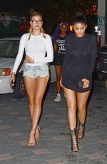 KYLIE JENNER and HAILEY BALDWIN Night Out in Miami 06/12/2015