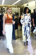 KYLIE JENNER and HAILEY BALDWIN Out Shopping in Miami 12/06/2015