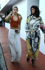 KYLIE JENNER and HAILEY BALDWIN Out Shopping in Miami 12/06/2015