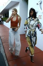 KYLIE JENNER and HAILEY BALDWIN Out Shopping in Miami 12/06/2015