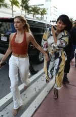 KYLIE JENNER and HAILEY BALDWIN Out Shopping in Miami 12/06/2015