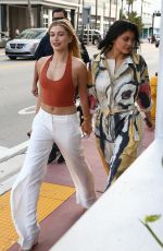 KYLIE JENNER and HAILEY BALDWIN Out Shopping in Miami 12/06/2015