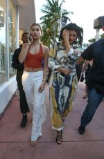 KYLIE JENNER and HAILEY BALDWIN Out Shopping in Miami 12/06/2015