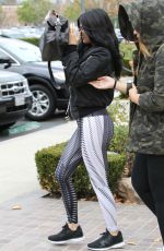 KYLIE JENNER in Spandex Out in Calabasas 12/20/2015