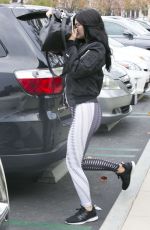KYLIE JENNER in Spandex Out in Calabasas 12/20/2015