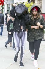 KYLIE JENNER in Spandex Out in Calabasas 12/20/2015