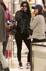 KYLIE JENNER Out Shopping in Los Angeles 12/20/2015