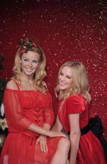 KYLIE MINOGUE and Her Wax Figure at Madame Tussauds in London 12/08/2015