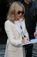KYLIE MINOGUE Leaves BBC Radio 2 Studio in London 12/04/2015