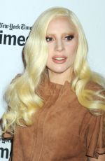 LADY GAGA at Timestalks Presents Hunting Ground at Times Center in New York 12/10/2015
