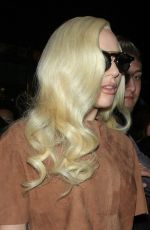 LADY GAGA Leaves Her Hotel in New York 12/10/2015