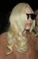 LADY GAGA Leaves Her Hotel in New York 12/10/2015