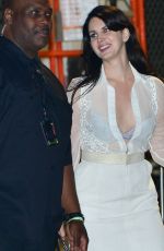 LANA DEL REY Leaves Her Concert in Los Angeles 12/10/2015