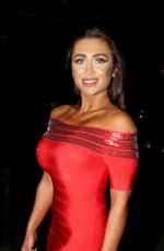 LAUREN GOODGER Night Out in London 25/12/2015