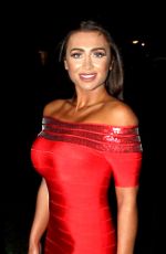 LAUREN GOODGER Night Out in London 25/12/2015