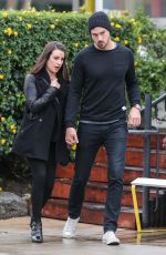 LEA MICHELE Out and About in West Hollywood 12/22/2015