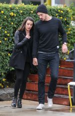 LEA MICHELE Out and About in West Hollywood 12/22/2015