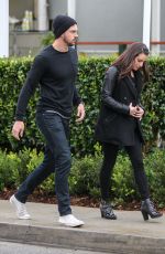 LEA MICHELE Out and About in West Hollywood 12/22/2015