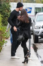 LEA MICHELE Out and About in West Hollywood 12/22/2015
