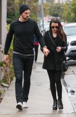 LEA MICHELE Out and About in West Hollywood 12/22/2015