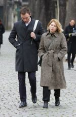 LEA SEYDOUX Out nad About in Paris 12/10/2015