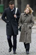 LEA SEYDOUX Out nad About in Paris 12/10/2015