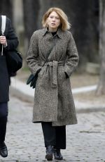 LEA SEYDOUX Out nad About in Paris 12/10/2015