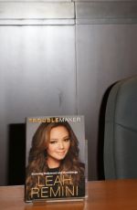 LEAH REMINI Signs Copies of Her Troublemaker: Surviving Hollywood and Scientology Book 12/08/2015