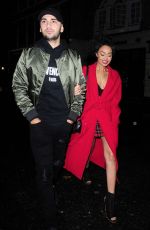 LEIGH-ANNE PINNOCK at Vas J Morgan’s Birthday Bash in London 12/03/2015